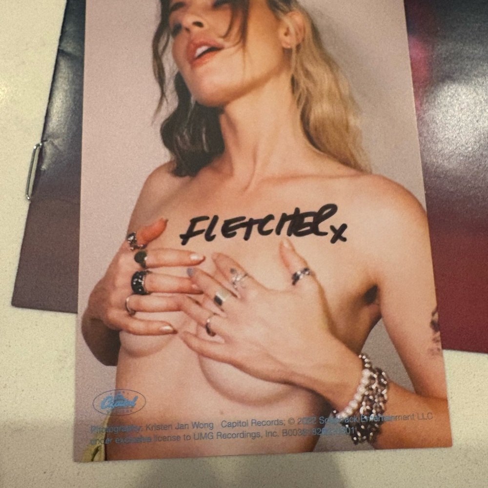 FLETCHER Signed Girl of My Dreams Album Insert - Picture 2 of 3